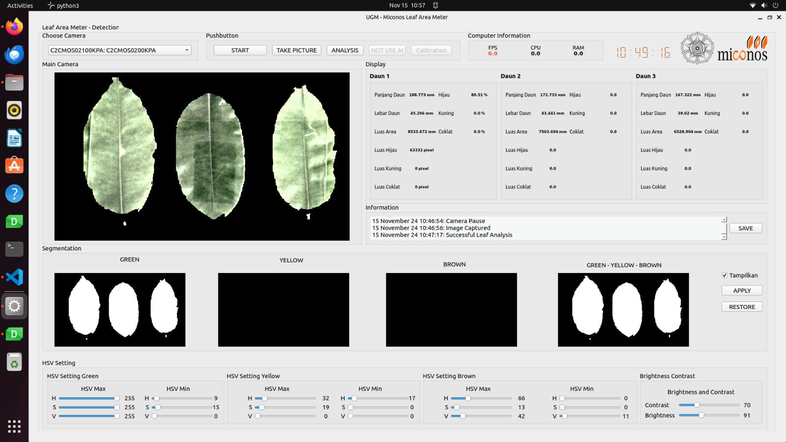 Leaf Meter Project