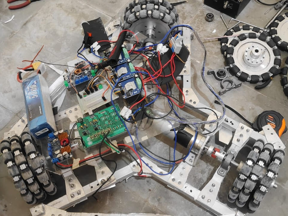3 Omni-Wheeled Robot with PS4 Controller